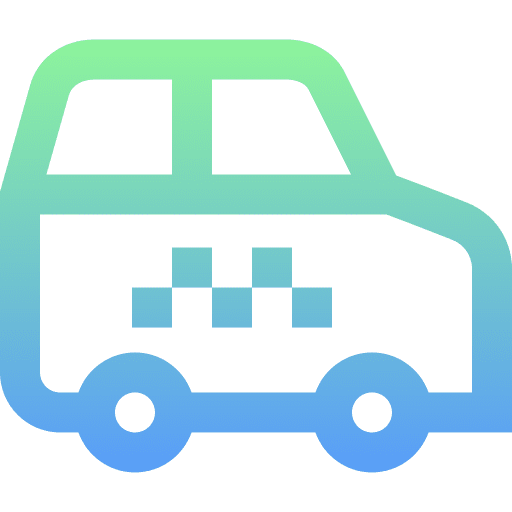 Transport transportation automobile cab icon