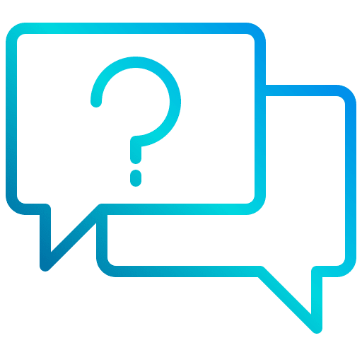 Help question mark communications help icon