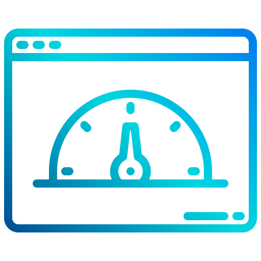 Speed test speed test speedometer seo and web icon