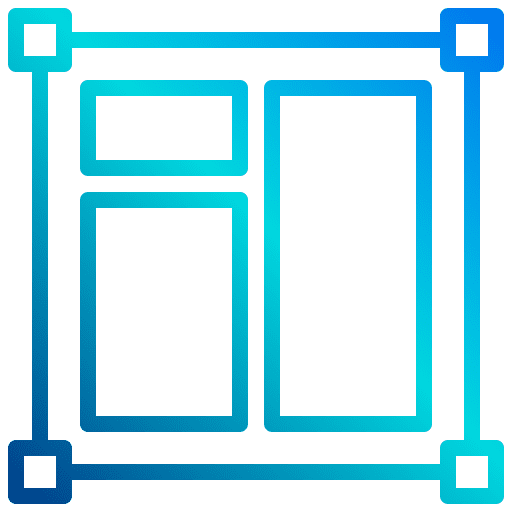 Layout menu web design seo and web icon