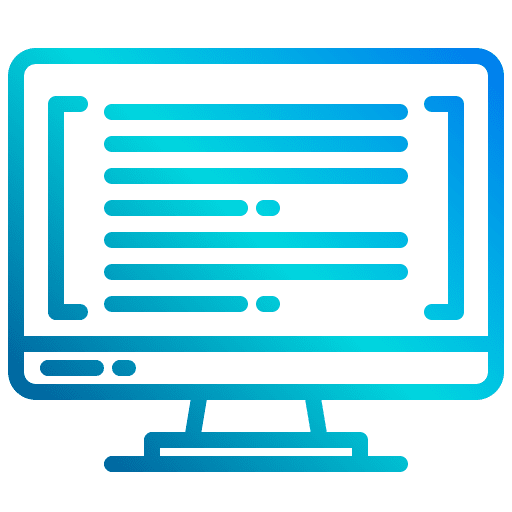Code computer programming web development icon