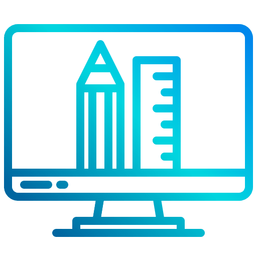 Web design seo and web screen computer icon