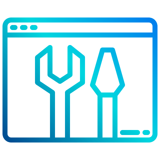 Web development web development maintenance web design icon