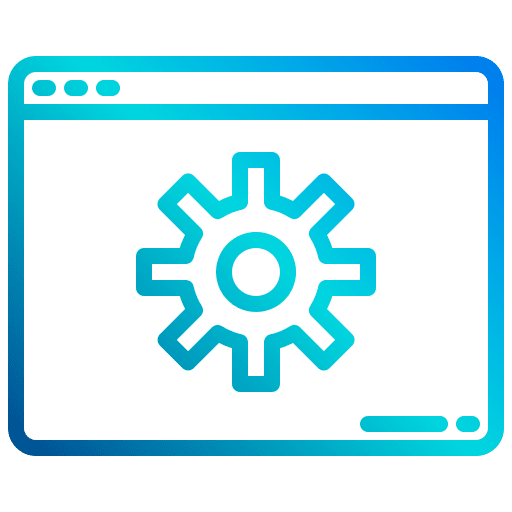 Website web maintenance optimization seo and web icon