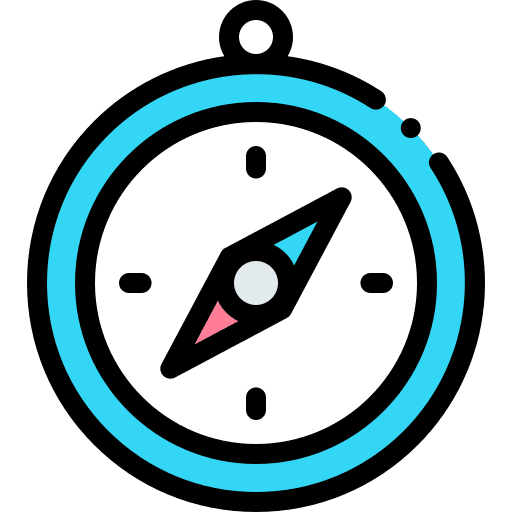 Compass compass cardinal points search icon