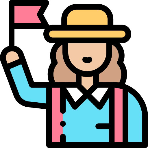 Tour guide journey travel tour guide icon