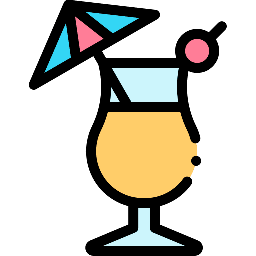 Cocktail cocktail umbrella food and restaurant icon