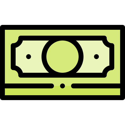 Cash notes cash business icon