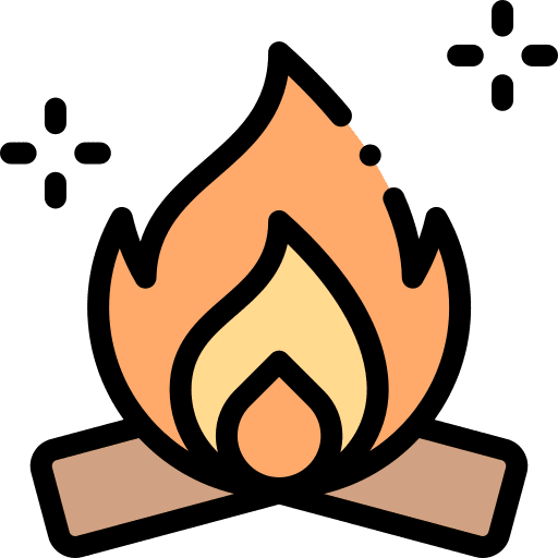 Fire fire nature firewood icon