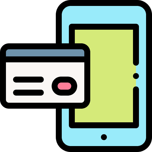 Payment pay business smarphone icon