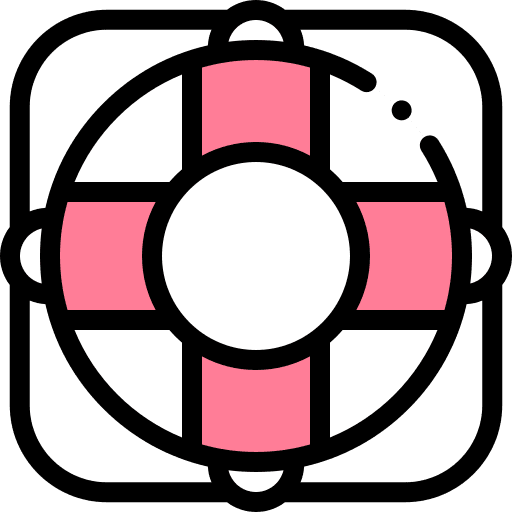 Support sea lifesaver lifeguard icon