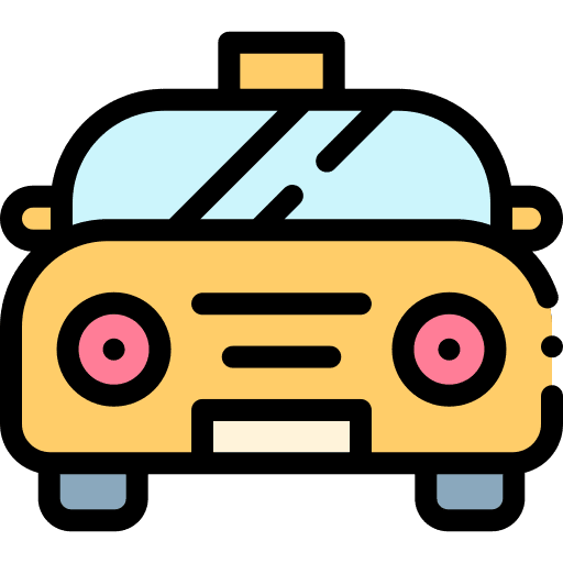 Taxi automobile transport taxi icon