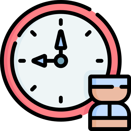 Clock clock time and date sand clock icon