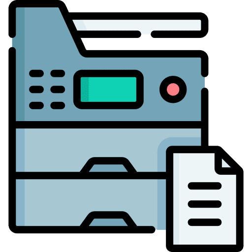 Copy machine copy machine electronics electronic icon