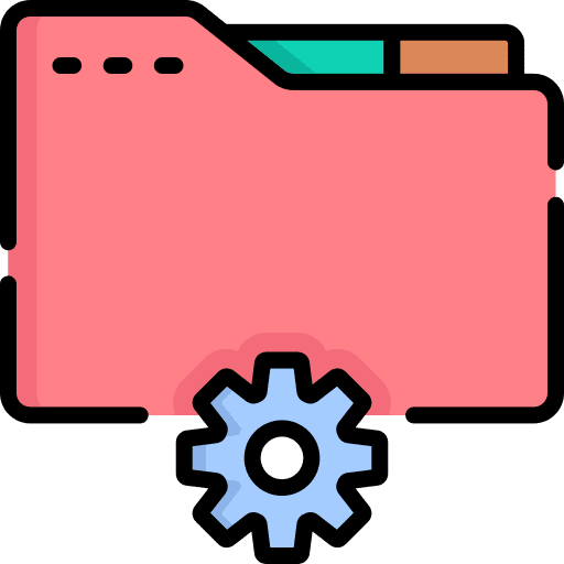 Management file setup management icon