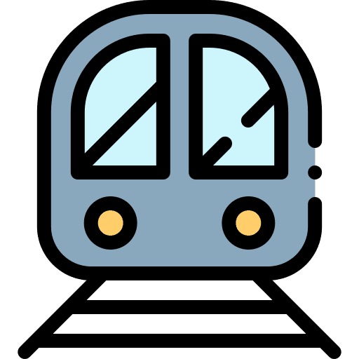 Train transportation track train icon