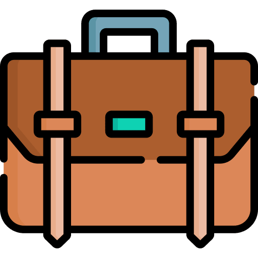 Briefcase business work professional icon Briefcase business work professional icon