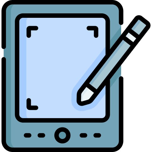 Graphic tablet drawing tablet digital art icon Graphic tablet drawing tablet digital art icon