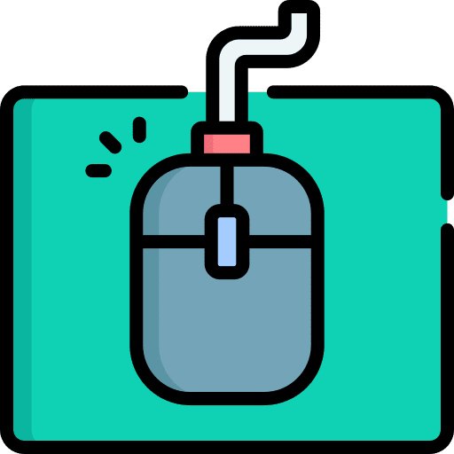 Mouse electronics clicker technological icon Mouse electronics clicker technological icon