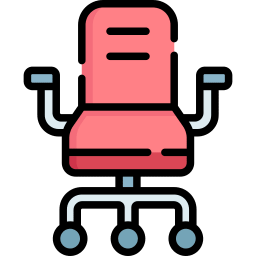 Office chair wheel furniture and household sitting icon Office chair wheel furniture and household sitting icon