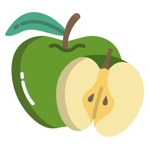 Apple food and restaurant vegan vegetarian icon Apple food and restaurant vegan vegetarian icon