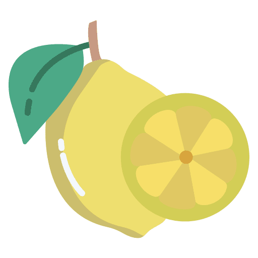 Lemon fruit vegan citrus icon Lemon fruit vegan citrus icon