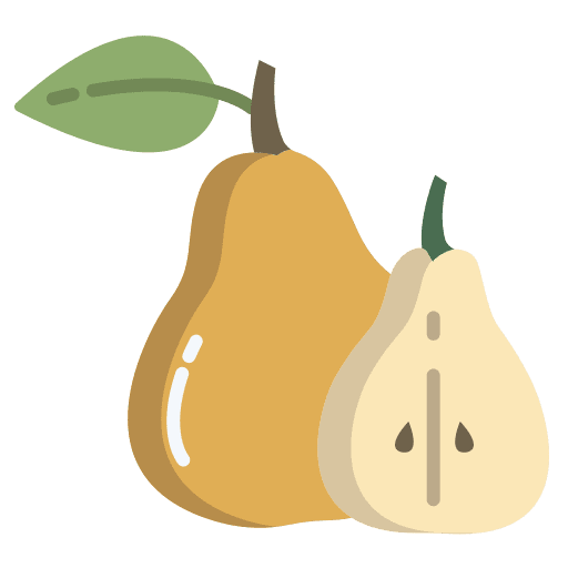 Pear vegan diet fruit icon Pear vegan diet fruit icon