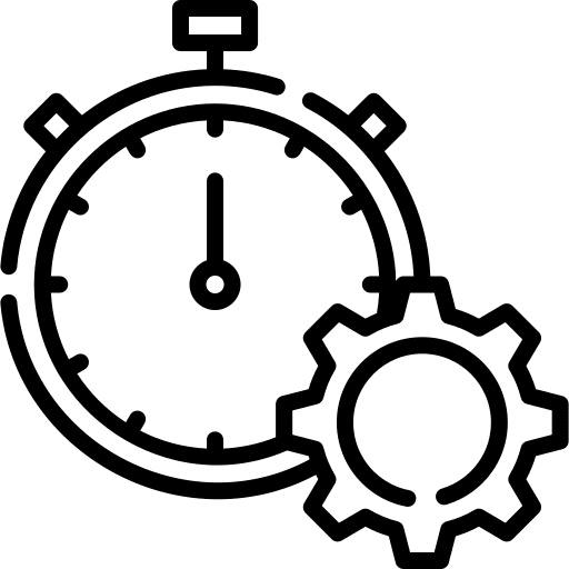 Productivity time efficiency deadline icon Productivity time efficiency deadline icon