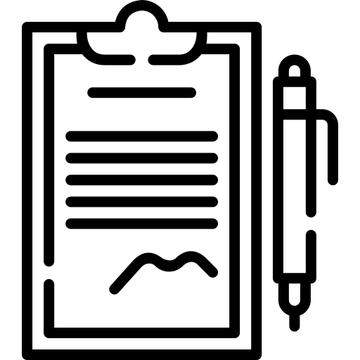 Contract paper sheet signature clipboard icon Contract paper sheet signature clipboard icon