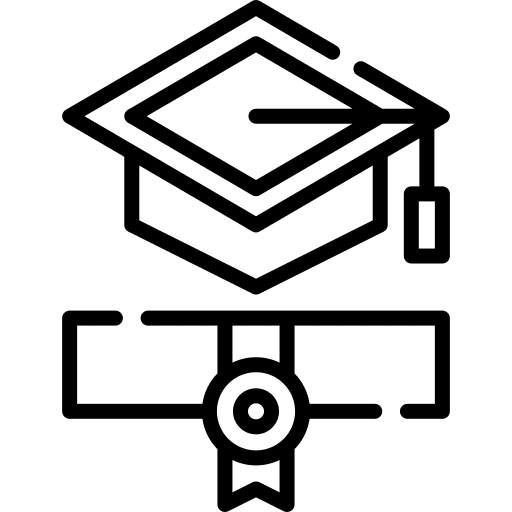 Diploma education scroll graduated icon Diploma education scroll graduated icon