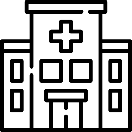 Hospital hospital hospital building architectonic icon