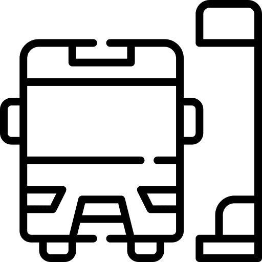 Bus stop transport bus stop buildings icon Bus stop transport bus stop buildings icon