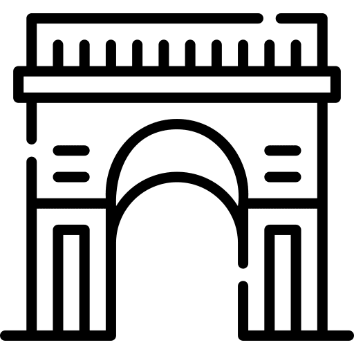 Gate arch gate monument icon Gate arch gate monument icon