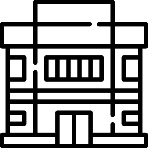 Mall center building shopping icon Mall center building shopping icon