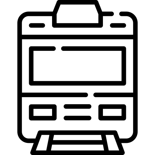 Metro directions transport train icon Metro directions transport train icon