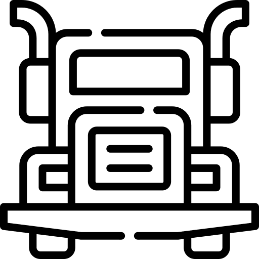 Truck mover truck logistics delivery transportation icon Truck mover truck logistics delivery transportation icon