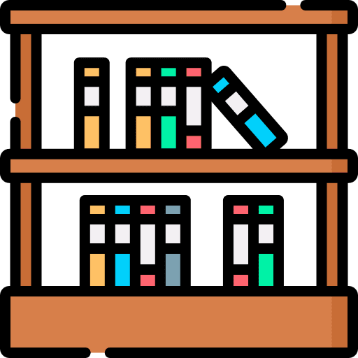Library education storage book icon