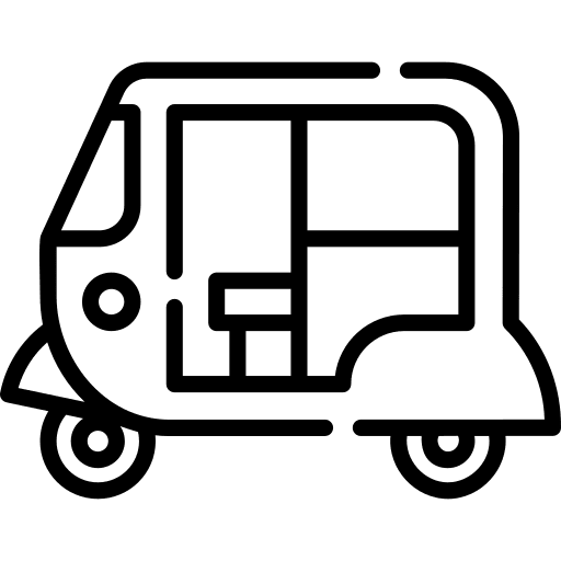 Tuk tuk tuk tuk three wheeler cycle rickshaw icon Tuk tuk tuk tuk three wheeler cycle rickshaw icon