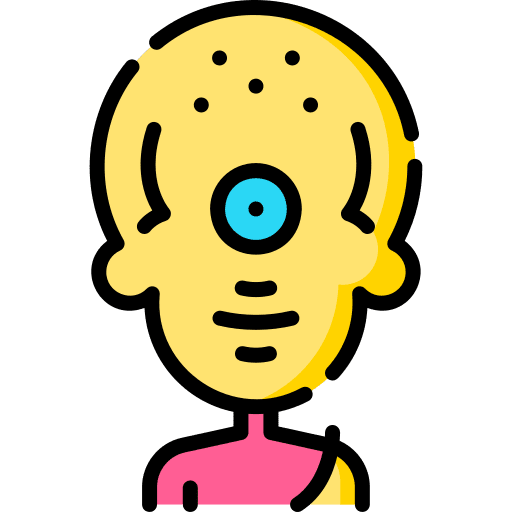 Mutant avatar science fiction character icon