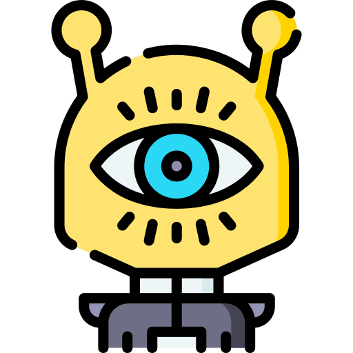 Alien ufo creature cultures icon