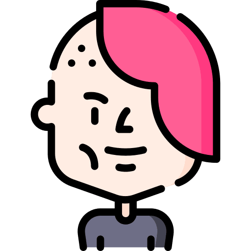 Character woman sci fi caucasian icon