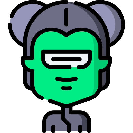 Cyborg robot electronics cyborg icon