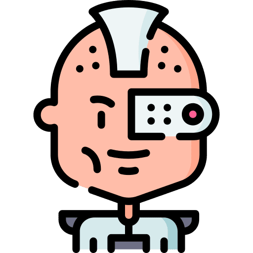 Man science fiction avatar user icon