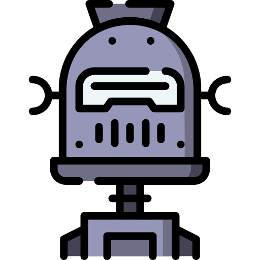 Robot character robot science fiction icon