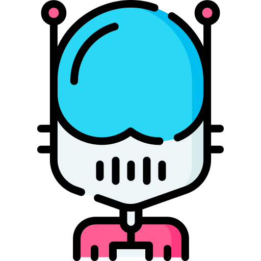 Robot character user droid icon