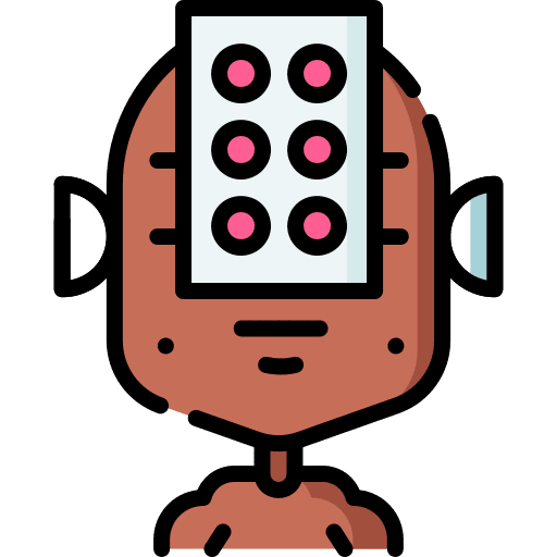 Robot futuristic robot droid icon