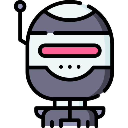 Robot science fiction electronics sci fi icon