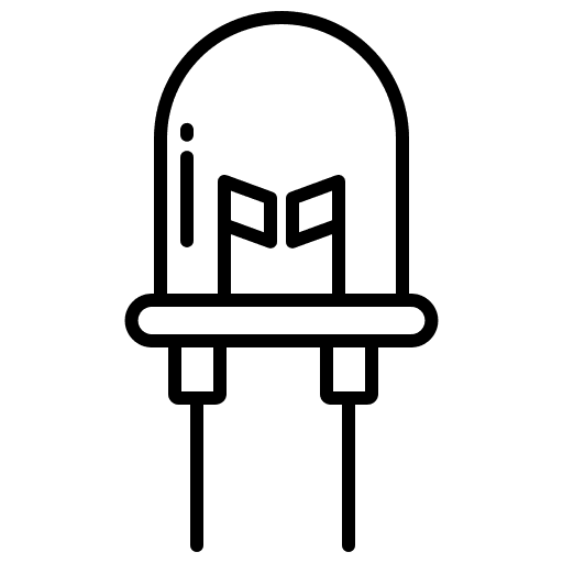 Led led light diode icon Led led light diode icon