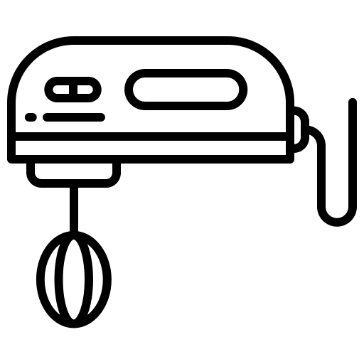 Mixer mixing electrical appliances food and restaurant icon