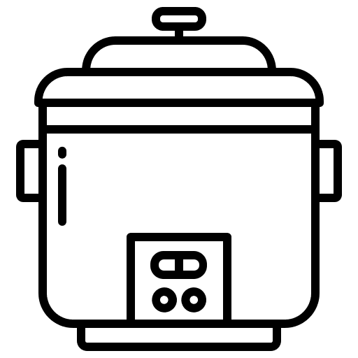 Cooker rice cooker kitchenware food and restaurant icon Cooker rice cooker kitchenware food and restaurant icon